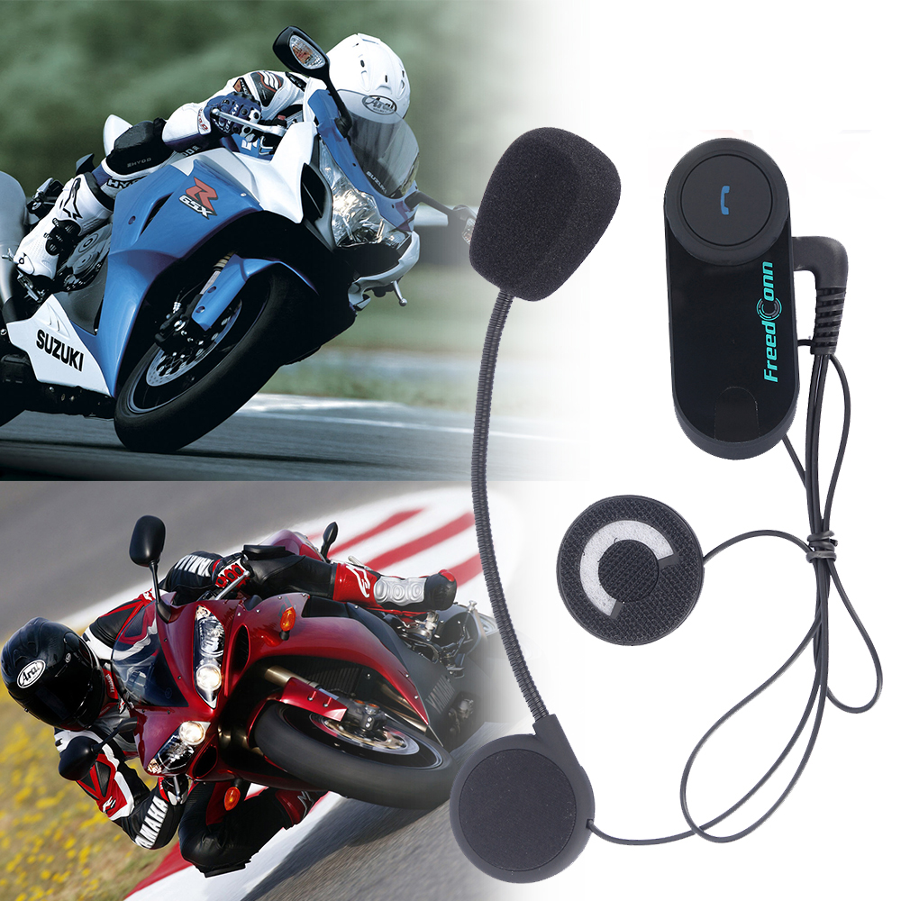 2x 800M 3 Riders Freeconn Motorcycle Helmet Headset Bluetooth