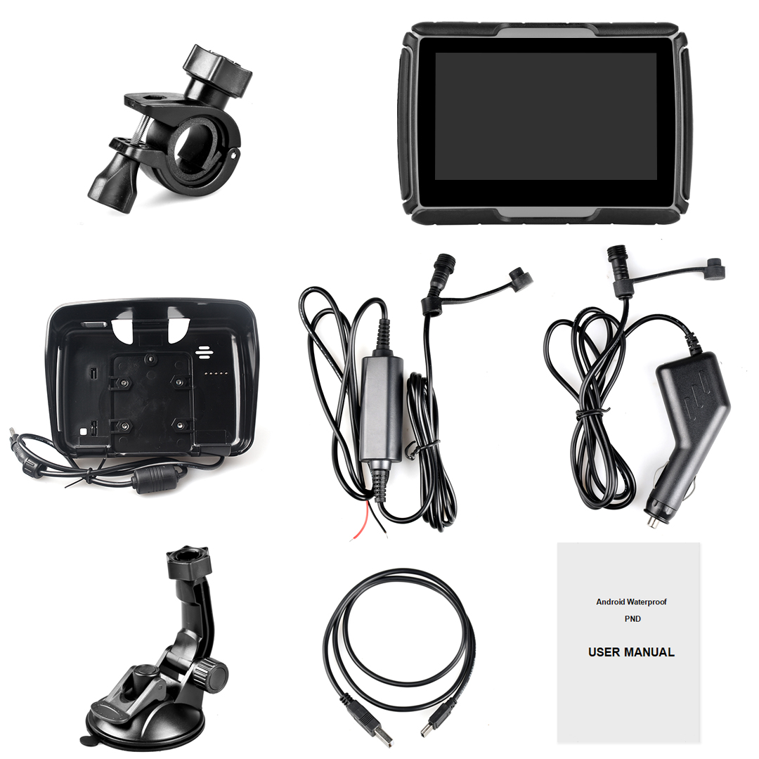 4.3″ Touch Screen Motorcycle GPS Navigation Navigator Andriod WiFi SAT NAV + Map 4.3″ Touch Screen Motorcycle GPS Navigation Navigator Andriod WiFi SAT NAV + Map