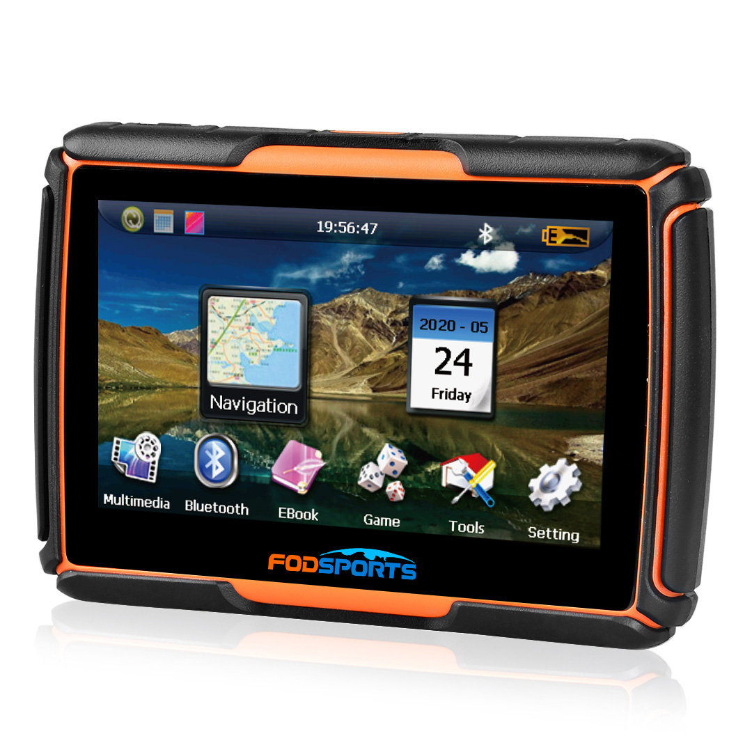 GPS Navigation Motorcycle Car 4.3" Motorbike Touch Screen SAT NAV