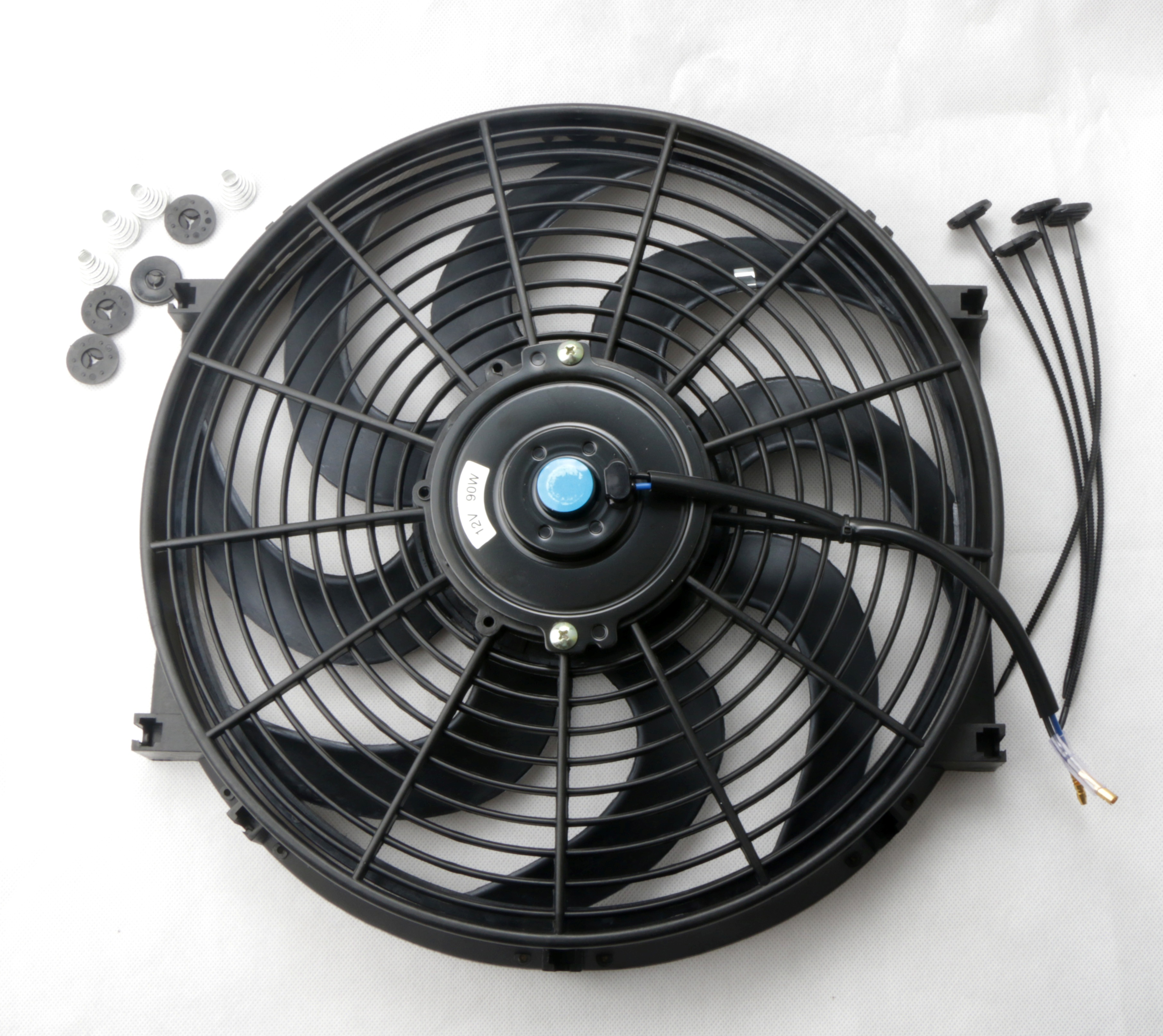 1X10 inch Universal Slim Pull Push Racing 12V Electric Radiator Cooling Fan