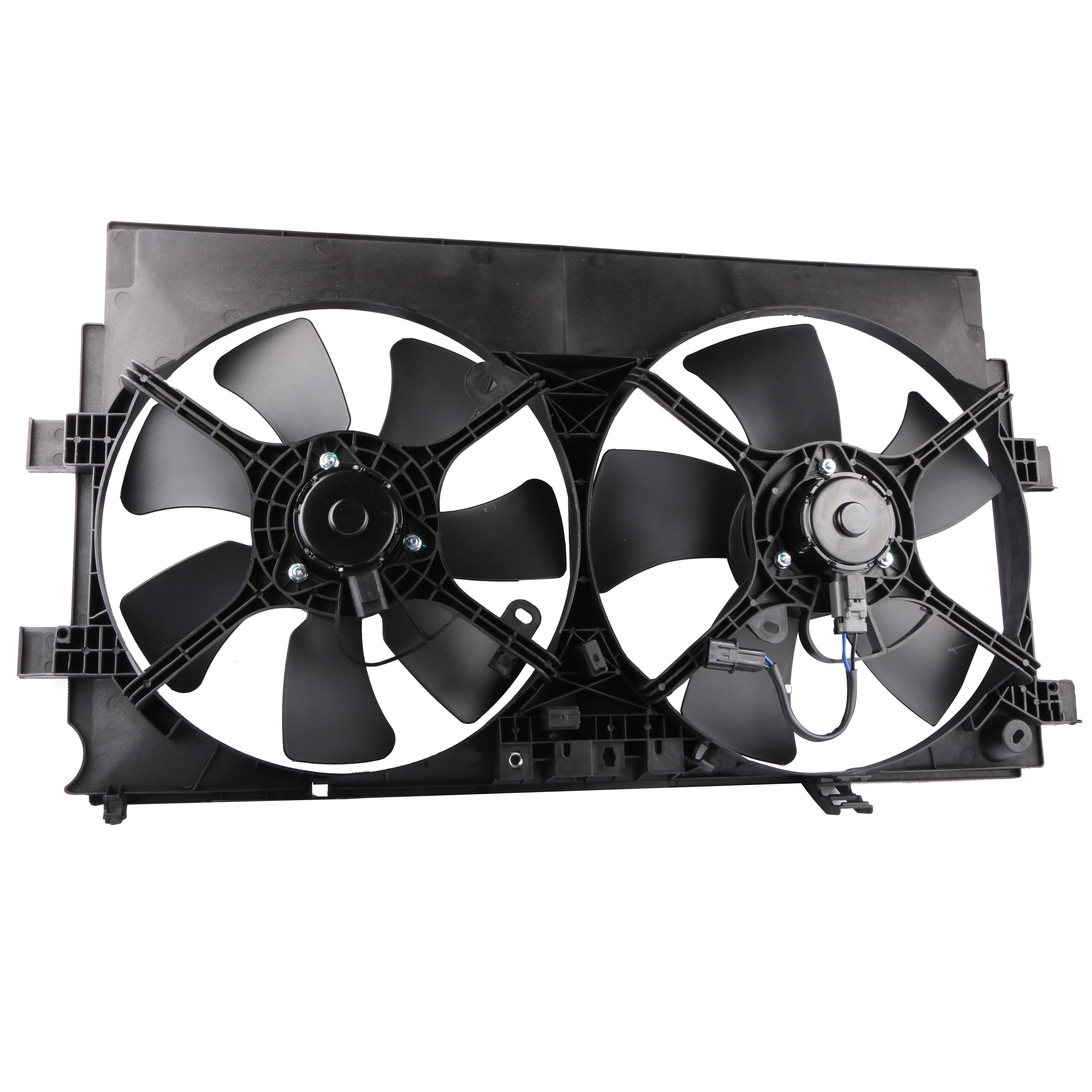 Dual Radiator and Condenser Fan Assembly Fits 08 17 Mitsubishi Lancer 622450
