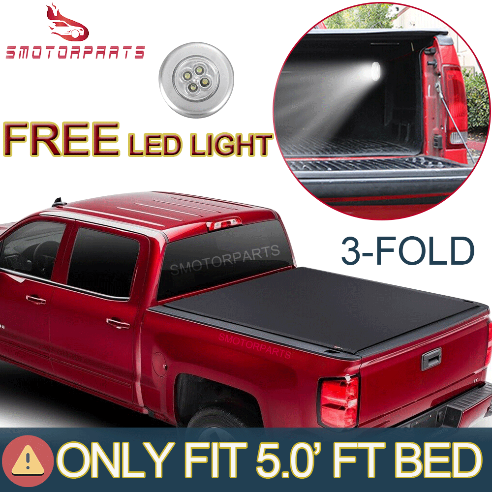 5FT Truck Bed Tonneau Cover For Ford Ranger 2019-2020 Tri-Fold | eBay