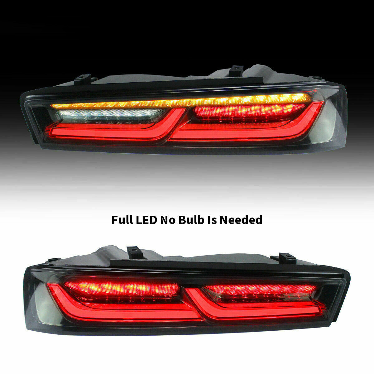 Pair LED Tail Lights for 2016-2018 Chevy Camaro with ...