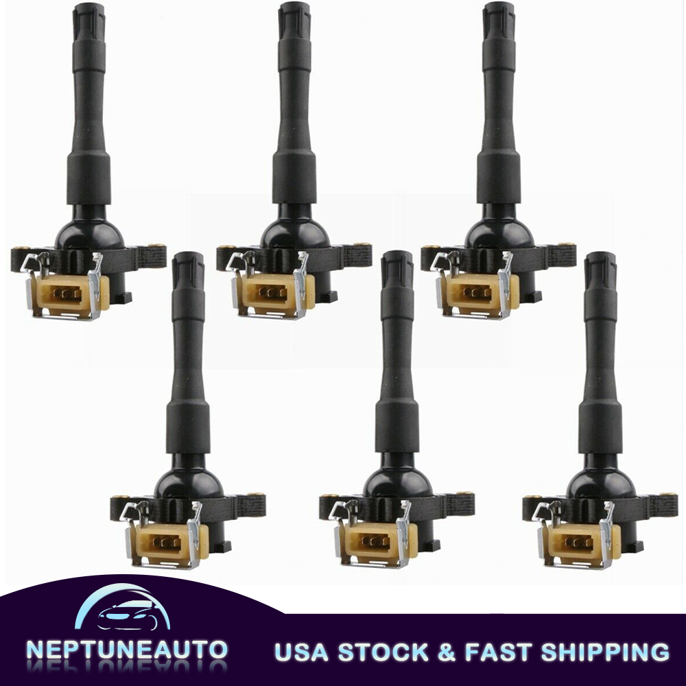 New 6x Ignition Coils For BMW 540i E46 E39 X5 E36 Z3 325 330 328 525