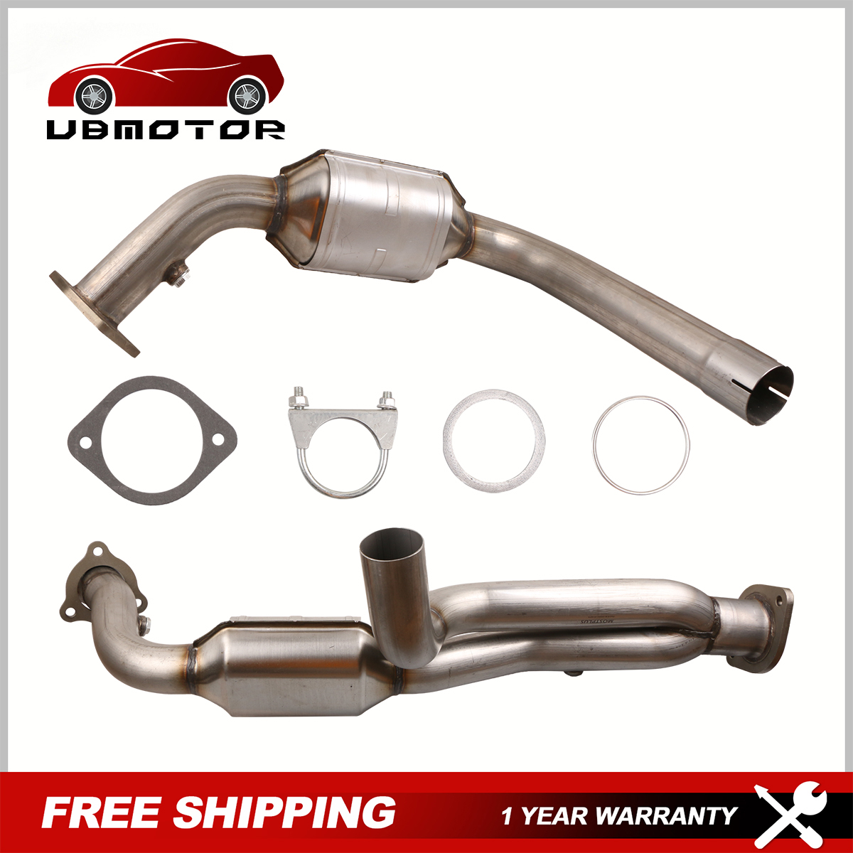 Catalytic Converter w/ Gasket For Chevy Silverado GMC Sierra Cadillac