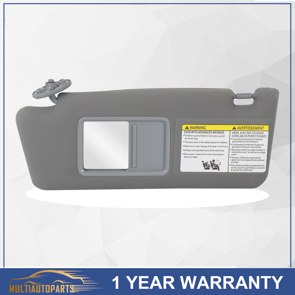 Driver Side Gray Sun Visor For 05 14 Toyota Tacoma Without Light 74320 04181 B1 Ebay