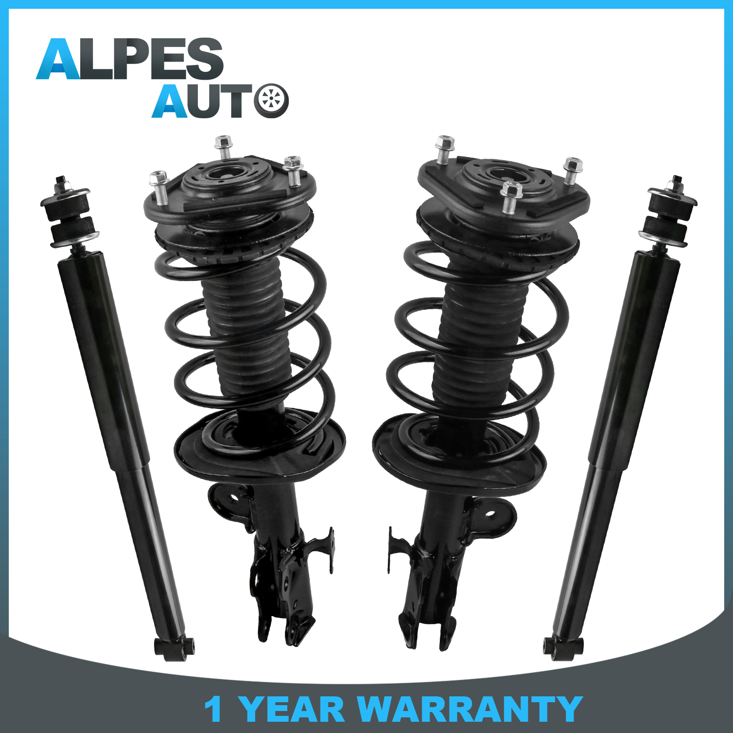 4pcs Complete Struts Gas Shocks Assemblys For 2008 2015 Scion Xb Front Rear Ebay