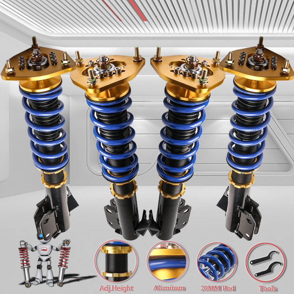 LOD SHOCK Coilover Suspension Kit – For Subaru Impreza WRX 02-07 GDA/GDB & 04 STI – Adjustable