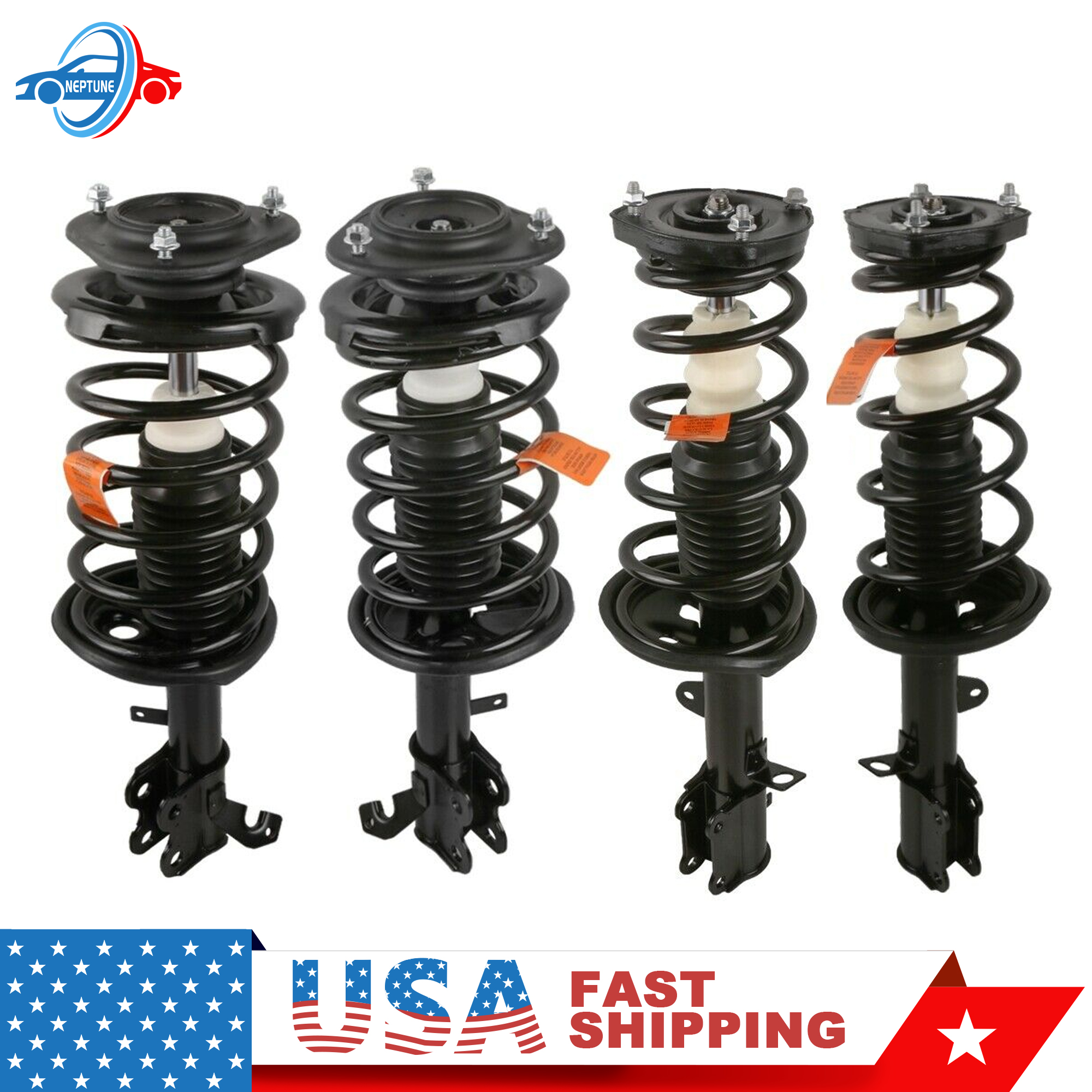 4pcs Front & Rear Shocks Absorbers Struts For 1993-2002