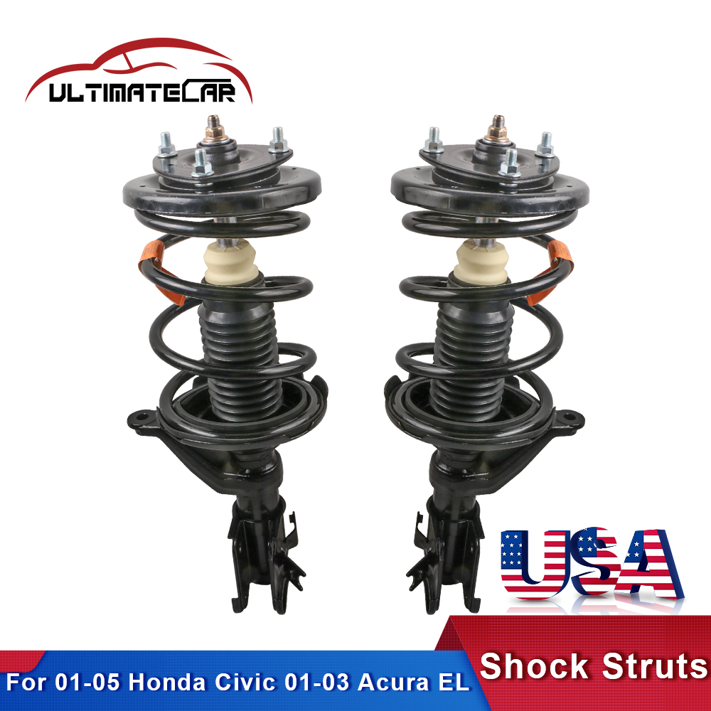 Set 2 Front Shock Struts Absorbers For 2001-2005 Honda Civic 2001