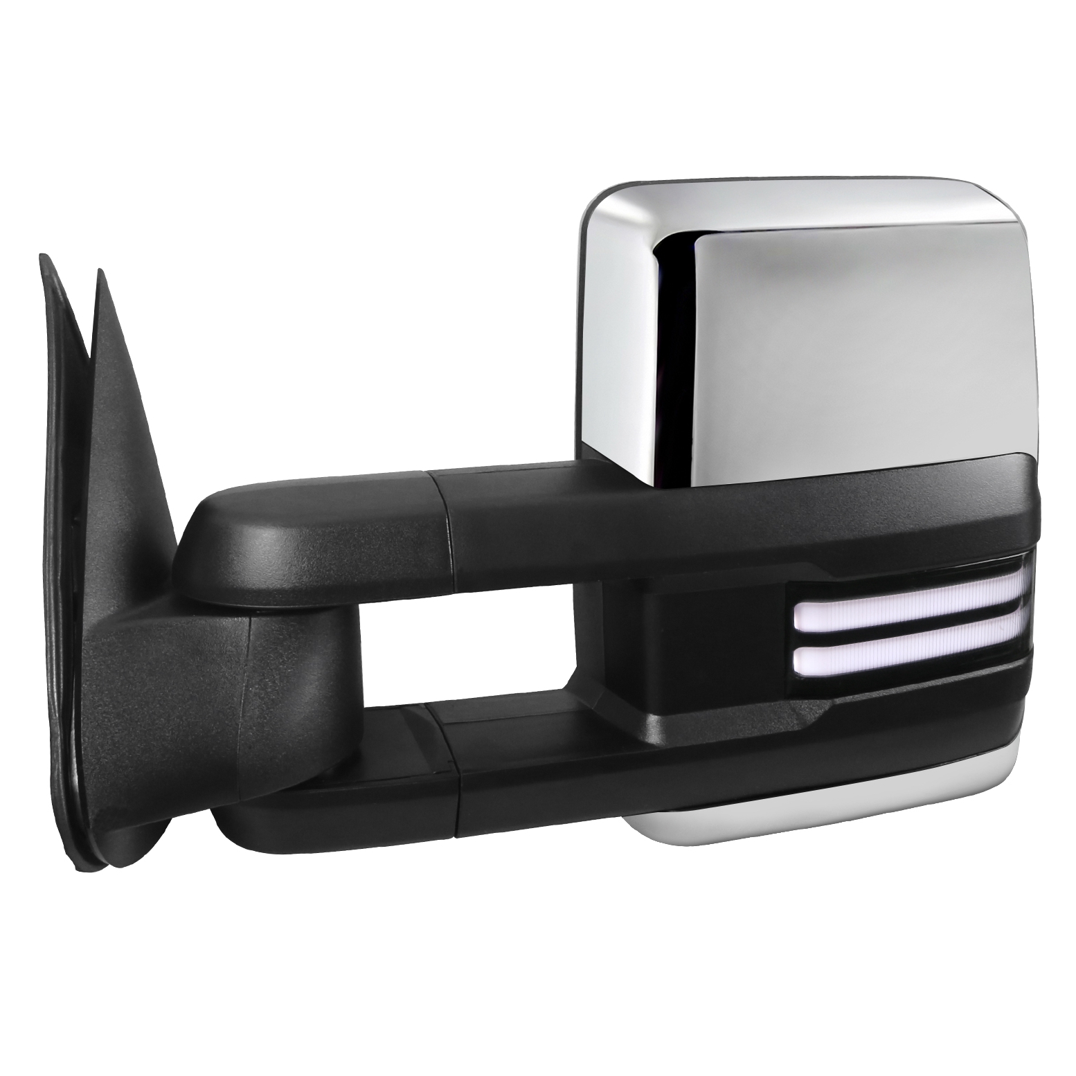 Manual Folding Heated Mirrors Power Heated Tow Mirrors With LED Dynamic Signal For 2014-2018 Chevy Silverado & GMC Sierra - Pair 2007 Chevy Silverado 2500 HD Tow Mirrors - Foto 12