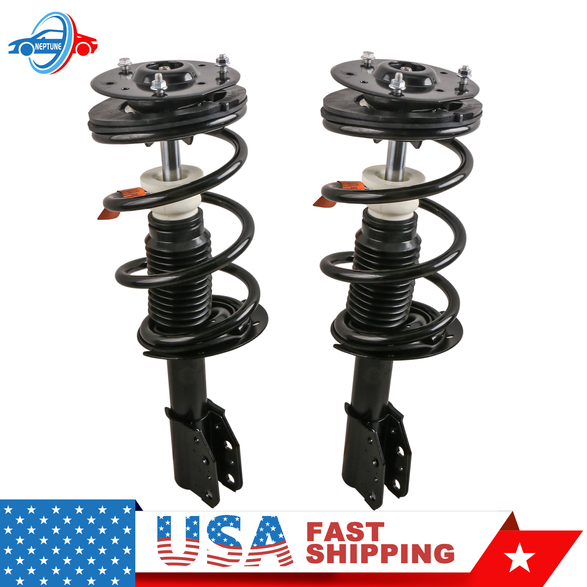 Detroit Axle Rear Strut & Coil Spring Assembly For Chevy Malibu, Pontiac Grand Am, Oldsmobile Alero/Cutlass