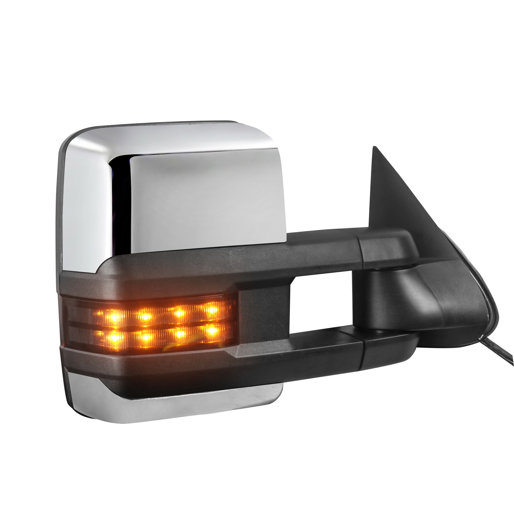 EVERESTWAY Chrome Towing Mirrors Power Heated Compatible for 03-06 Chevy Silverado Suburban GMC Serria Compatible for 07 Silverado Serria Classic w/Turn Signal Arrow Light Side Mirrors Pair Set EVERESTWAY Chrome Towing Mirrors Power Heated Compatible for 03-06 Chevy Silverado Suburban GMC Serria Compatible for 07 Silverado Serria Classic w/Turn Signal Arrow Light Side Mirrors Pair Set
