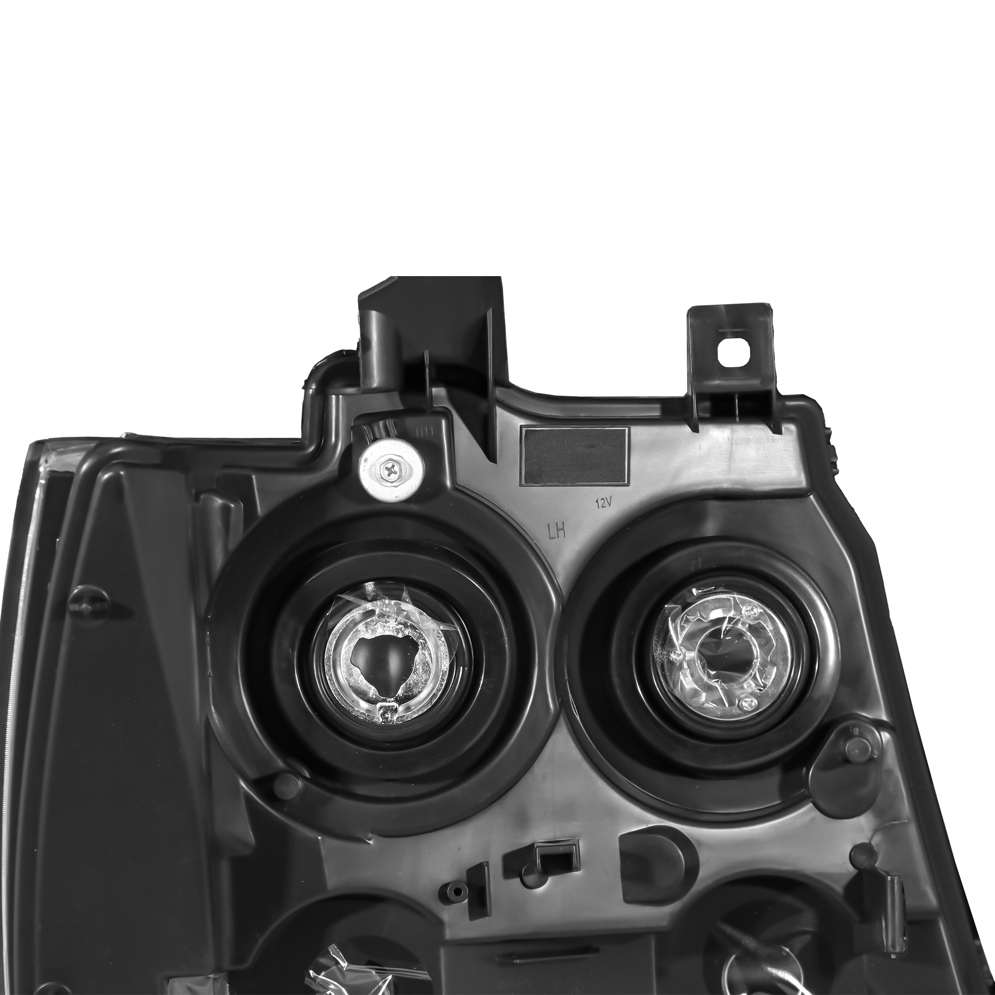 thumbnail image 2 of Ubmotor Chrome Housing Clear Corner Headlights For 2007-2014 Chevy Tahoe Suburban – Halogen, OE Style 2 of 5