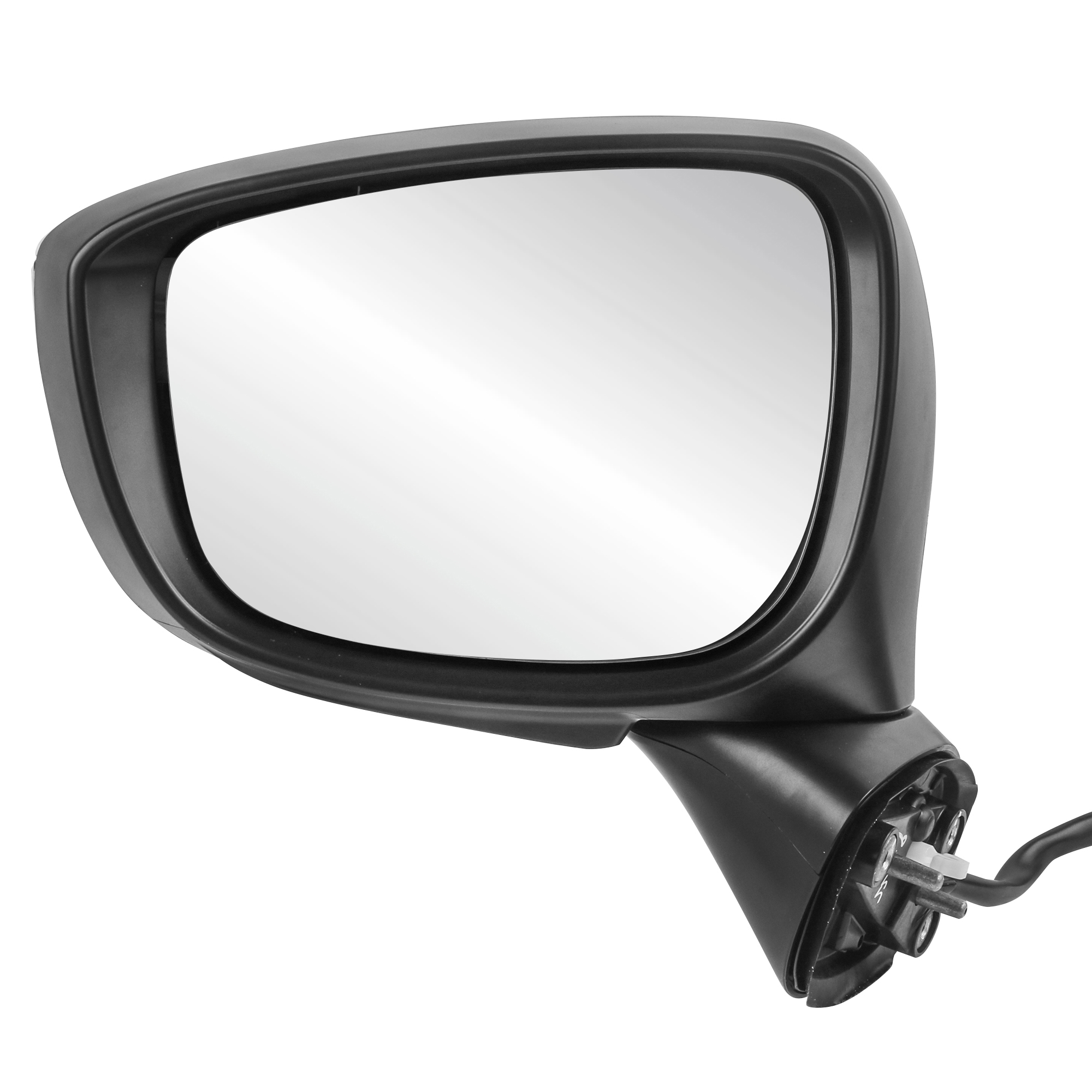 Driver / LH Side Heated Manual Fold Mirror For 15-16 Mazda CX-5 w