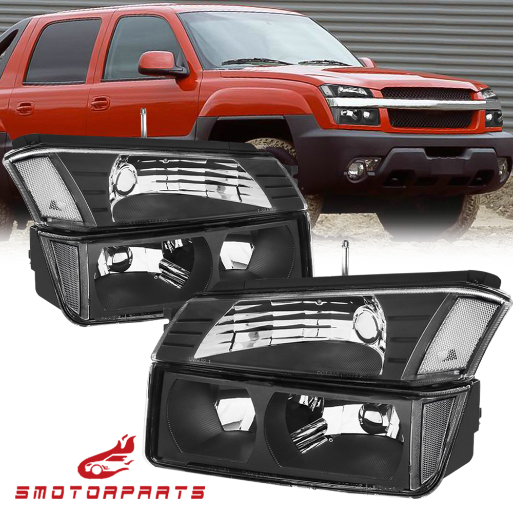 For 2002-2006 Chevy Avalanche 1500 2500 w/Body Cladding Black