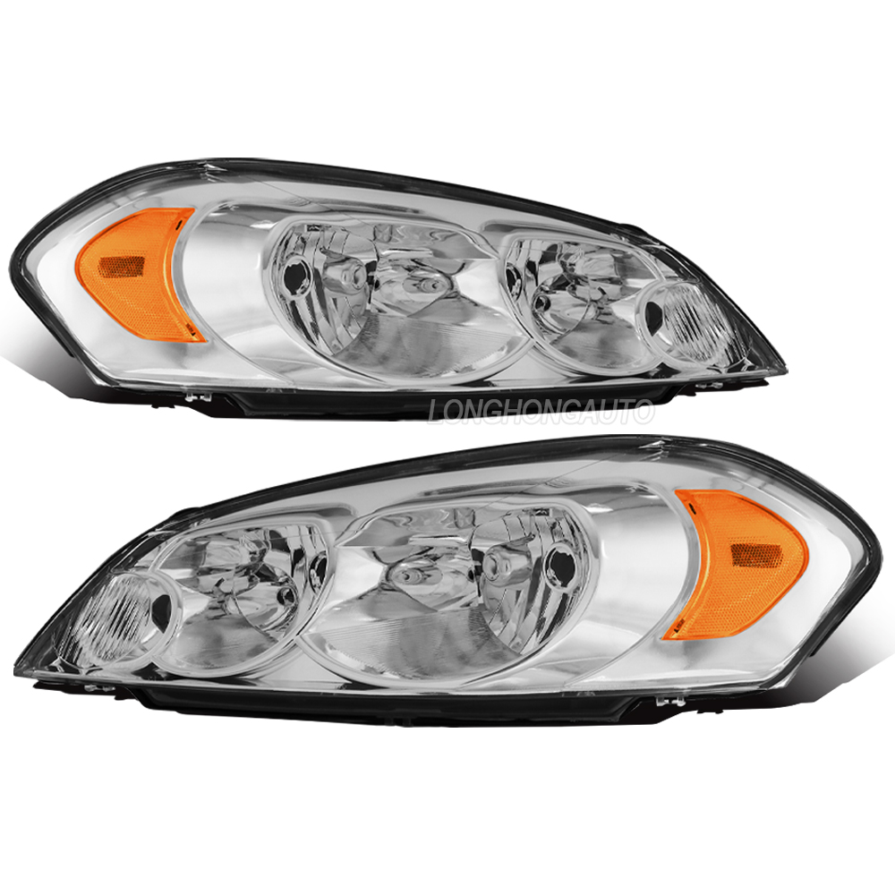 Spec-D Headlights Chevy Impala (06-13) Limited (14-16)w/ LED Strip - S