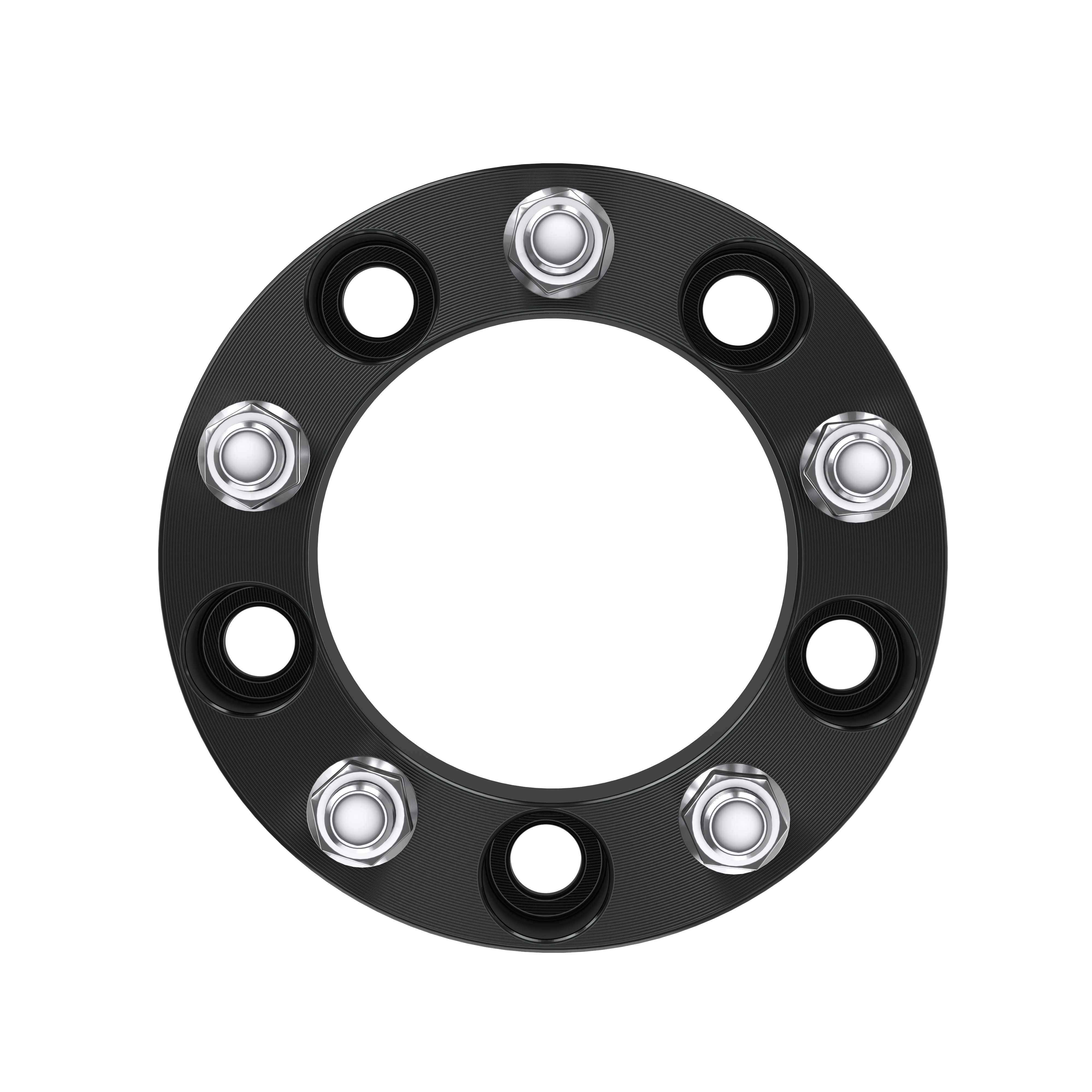 4pc 2-Inch Wheel Spacers For 2012-2018 Ram 1500 – 5x139.7mm (5x5.5), 108mm Hub Bore, M14x1.5 Threads, Black Aluminum