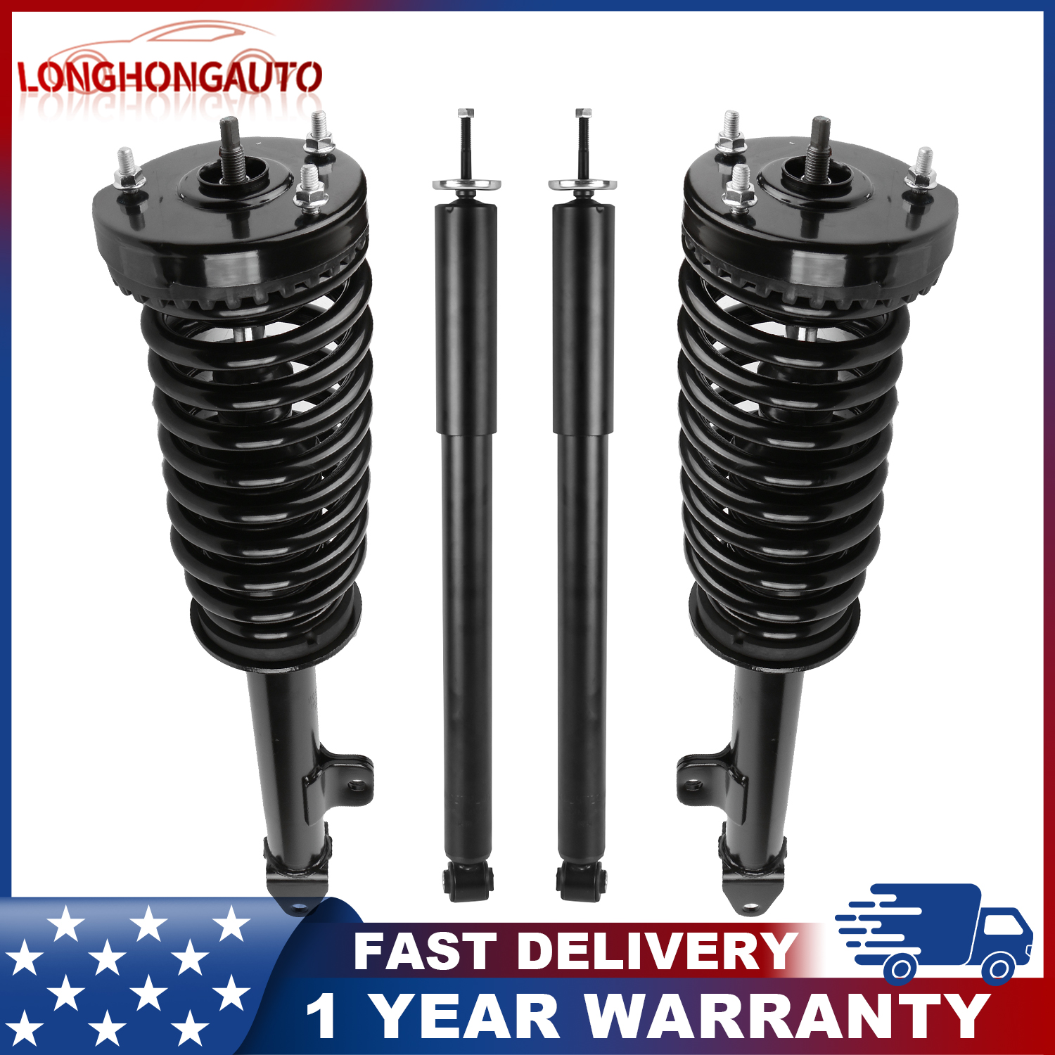 Front & Rear Shocks Absorbers Struts For 2006-2010 Dodge Charger