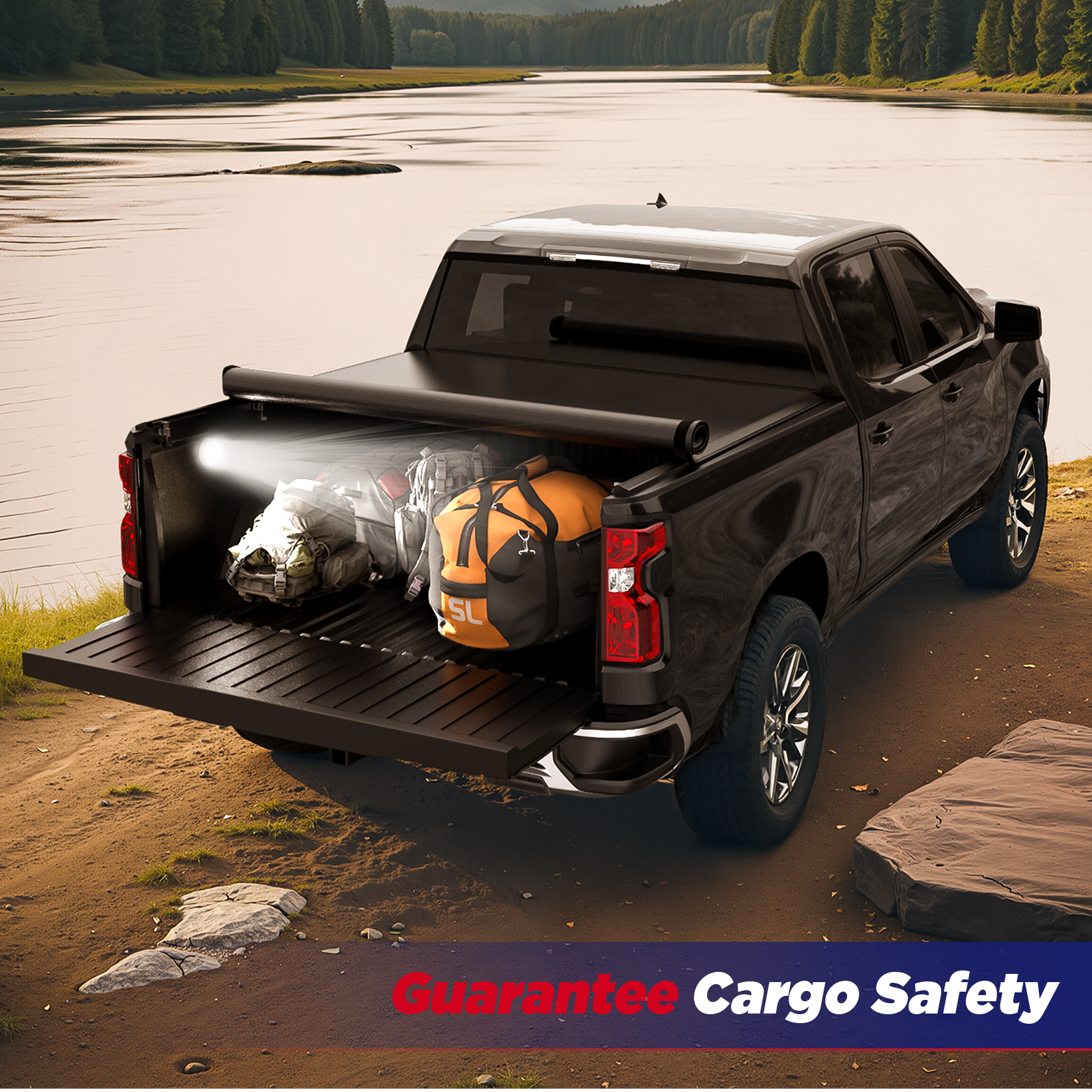 8FT Roll Up Truck Bed Tonneau Cover For 1988-2007 Chevy Silverado GMC Sierra 8FT Roll Up Truck Bed Tonneau Cover For 1988-2007 Chevy Silverado GMC Sierra