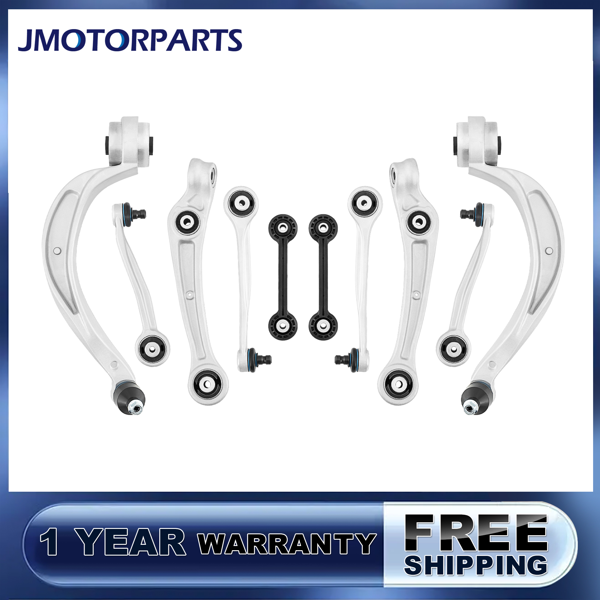Evan-Fischer Front Driver Lower Rearward Control Arm – Fits 2008-2010 Audi A4 Quattro, A5 Quattro, S4