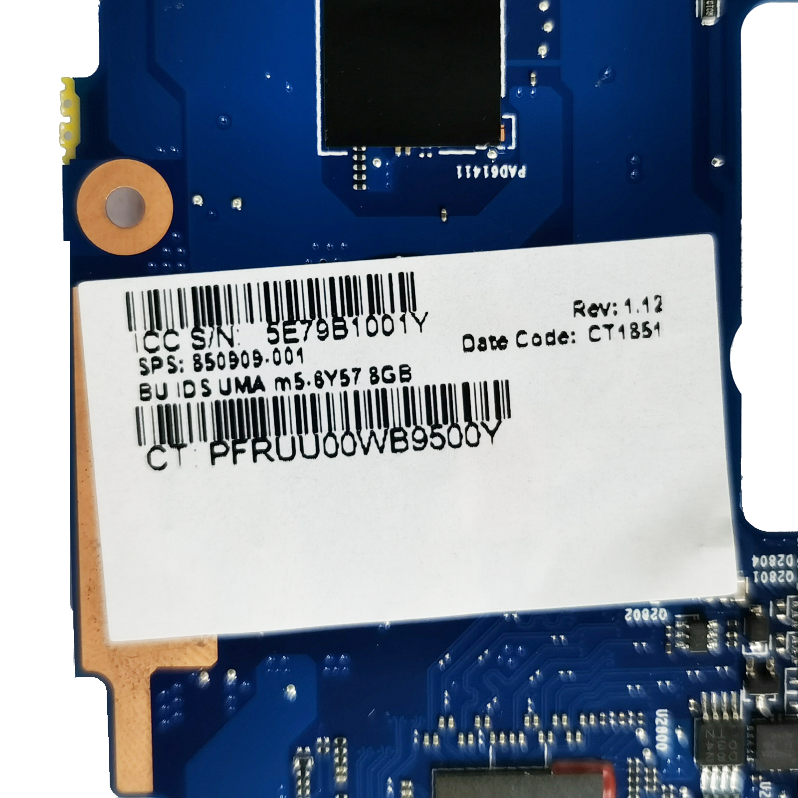 For HP EliteBook Folio G1 M5-6Y57 8GB Motherboard 850909-001 | eBay