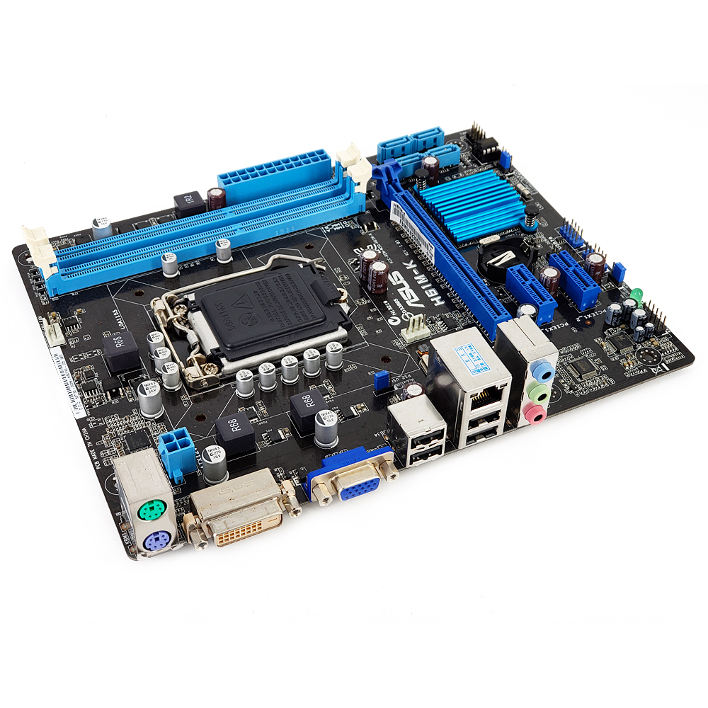 For ASUS H61M-A REV.1.02 Motherboard Intel H61 LGA1155 DDR3 SATAII mainboard WH