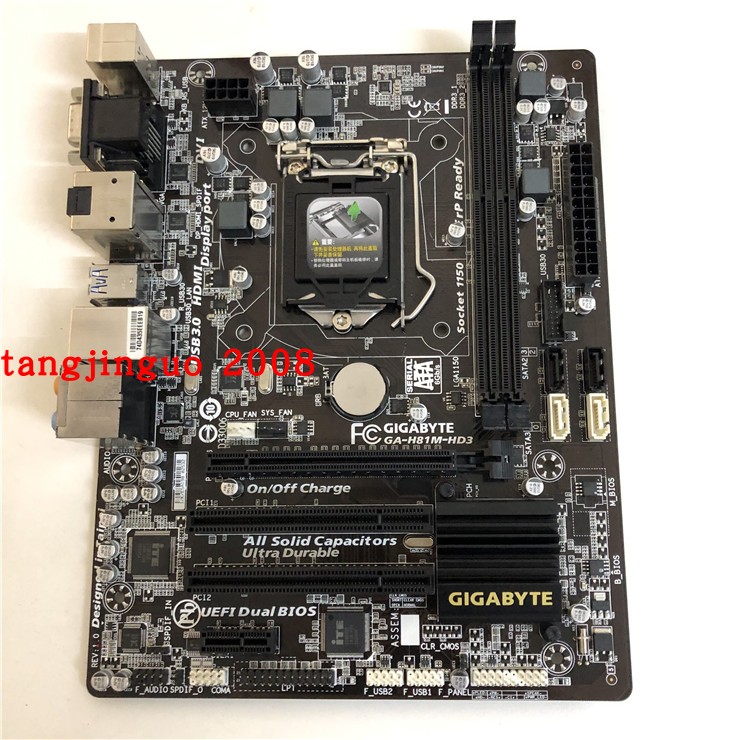 For Gigabyte Ga H81m D3h Motherboard Lga1150 Small Board Tested Ok Ebay