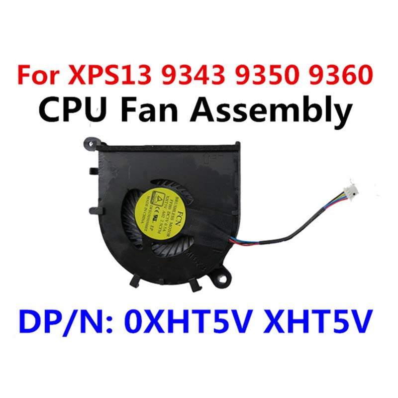 NEW FOR Dell XPS13 9343 9350 9360 cooling fan heatsink 06YT3R 6YT3R XHT5V 0XHT5V 