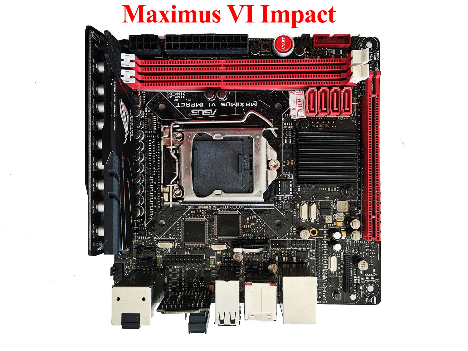 Scheda Madre Asus Maximus VI Impact Mini-ITX LGA1150 DDR3 Z87 - Testata Funzionante