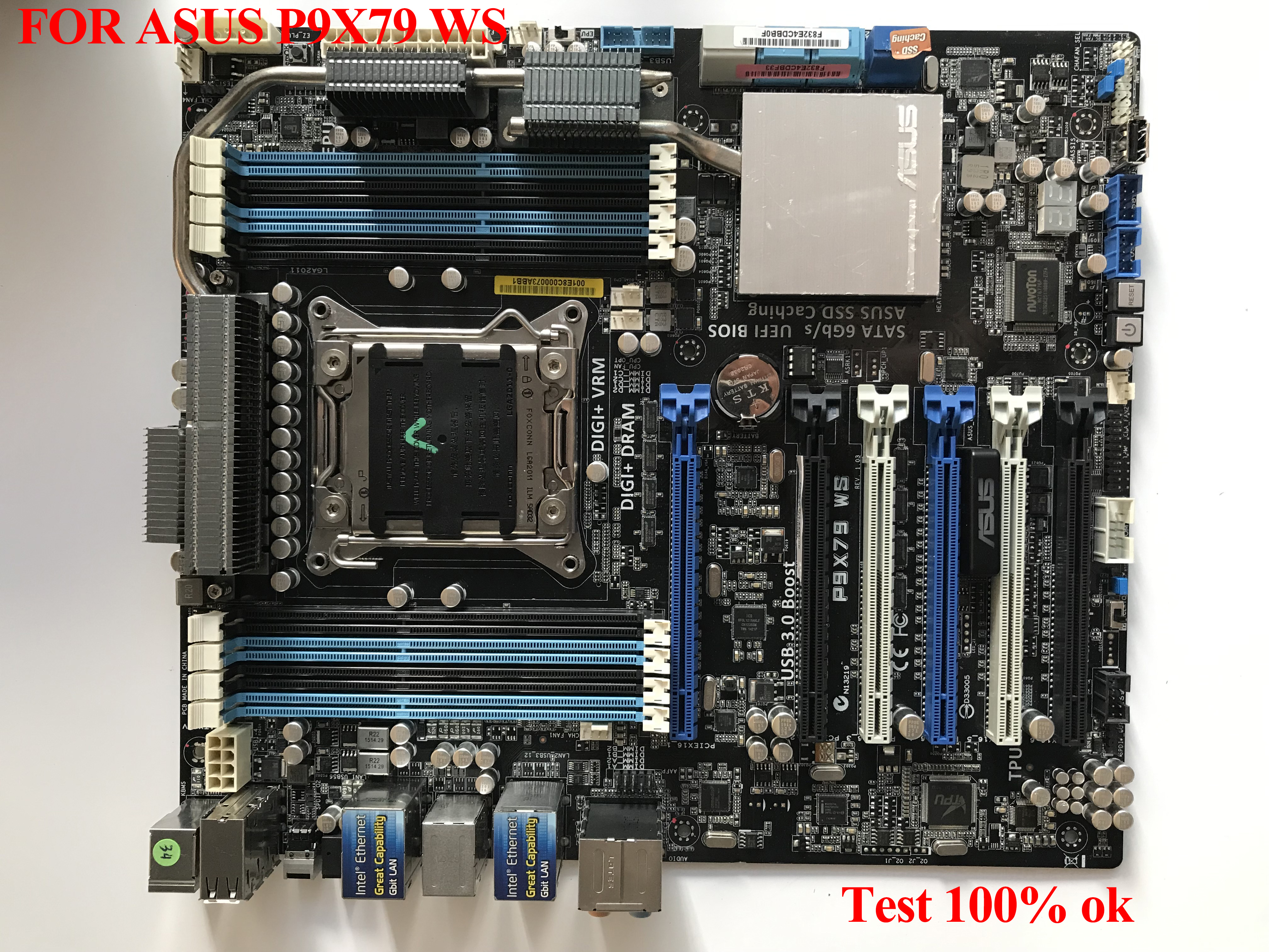 For ASUS P9X79 WS X79 Desktop Workstation 2011-Pin 2650/I7-3930K