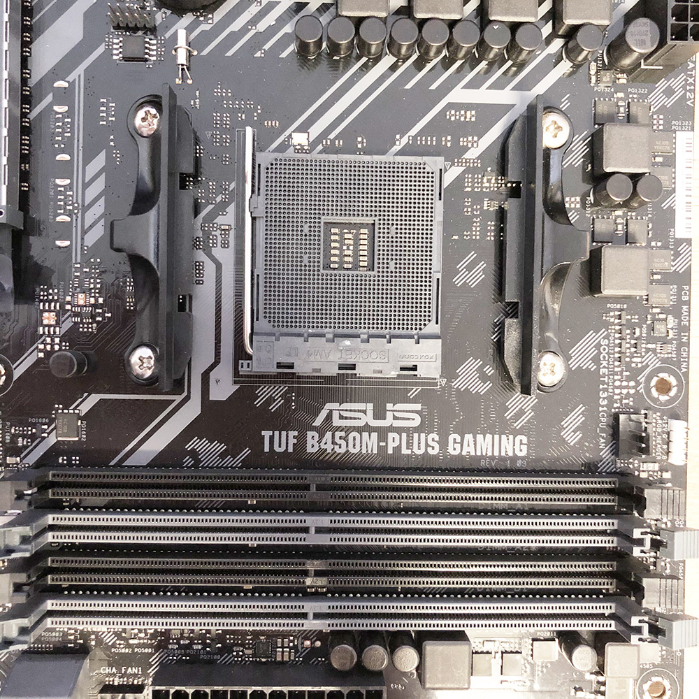 ASUS TUF B450M-PLUS Gaming Motherboard | AM4 | DDR4 | MicroATX