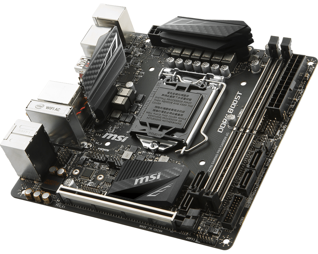 FOR MSI Z370I GAMING PRO CARBON AC Motherboard LGA1151 Supports FOR MSI Z370I GAMING PRO CARBON AC Motherboard LGA1151 Supports