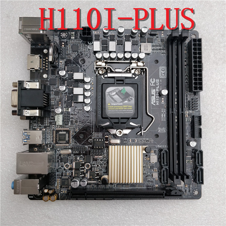 ANGELO GARBASUS - ASUS　Mini-ITXマザーボード　H110I-PLUS　LGA1151 ASUS H110I-PLUS Intel 1151 Mini-ITX DDR4 Motherboard for