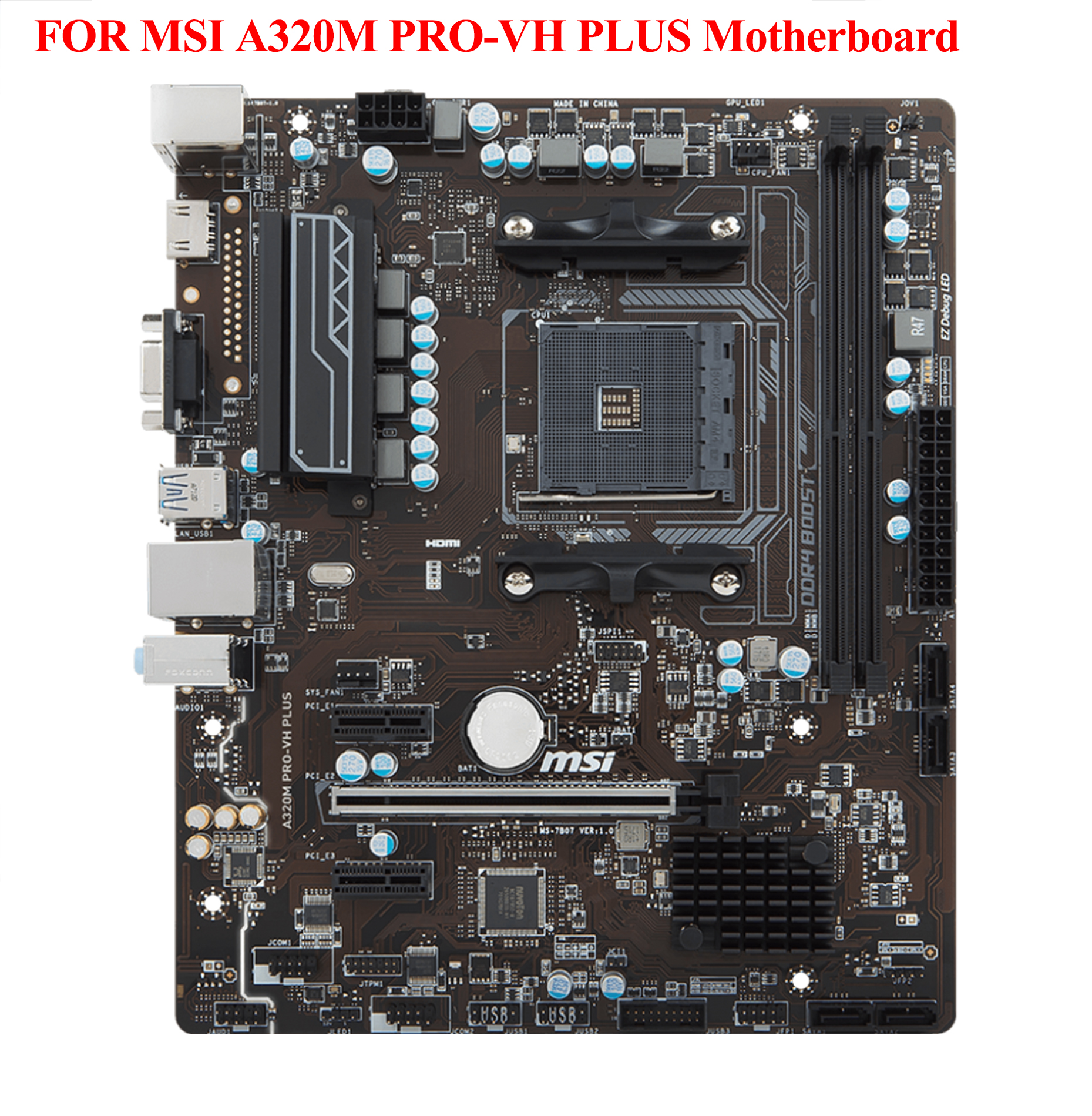 100% Tested FOR MSI A320M PRO-VH PLUS Motherboard Suppots AM4 R3