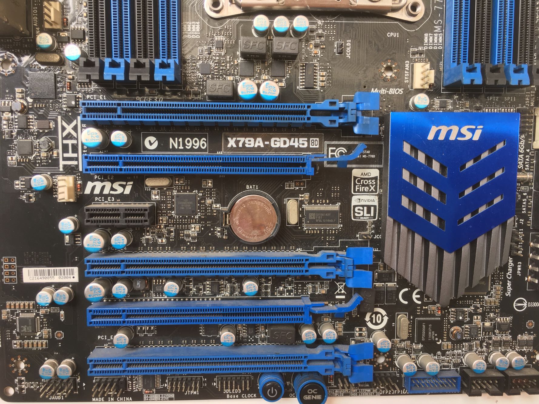 For MSI X79A-GD45(8D) Motherboard LGA2011 DDR3 ATX Mainboard