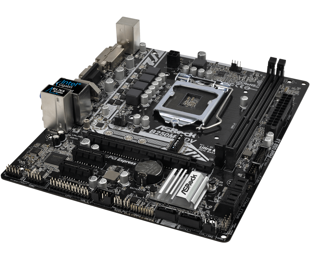 100% Tested FOR Asrock B250M-HDV Motherboard Supports G4560 7100
