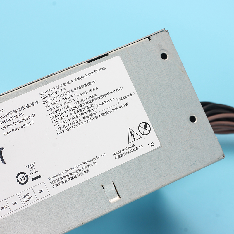 Power Supply For Dell 3046 3040 3050 5050 7050 Mt 6 4pin 04fwf7 460w D460e001p Ebay