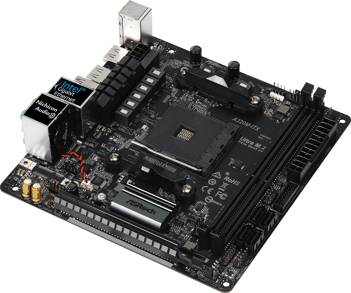 ASRock A320M-ITX マザーボード For ASRock A320M-ITX Motherboard Socket AM4 DDR4 Mini-ITX