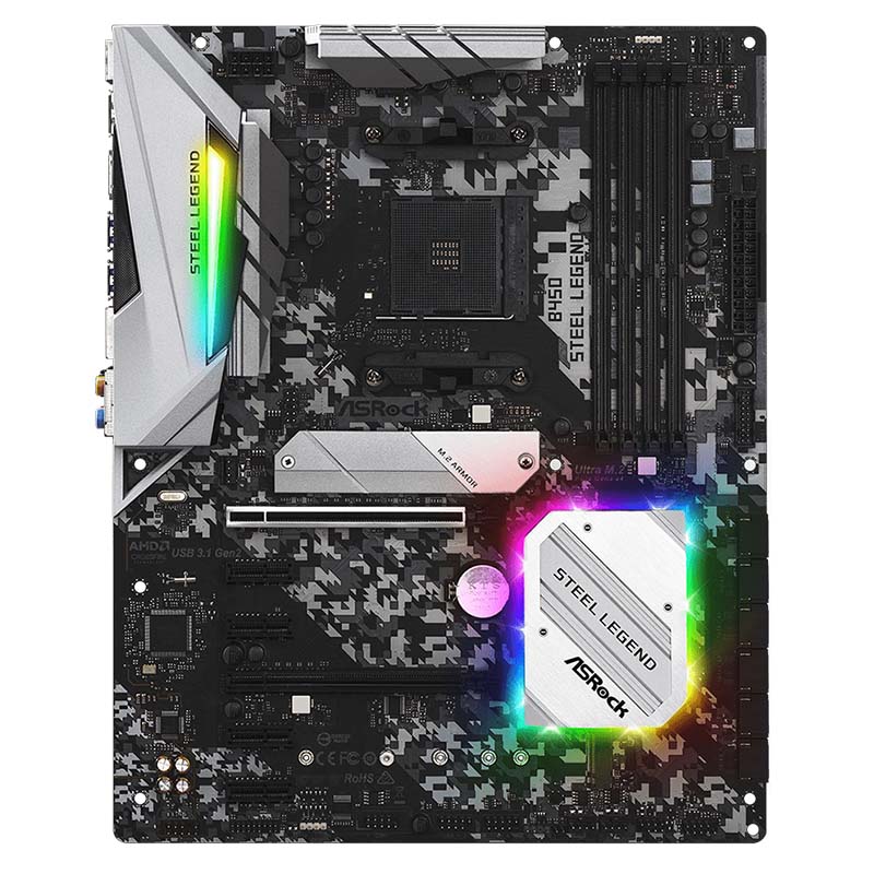 B450 steel legend Ryzen 7 3700X 32GB セット For ASROCK B450 Steel Legend Gaming Motherboard Supports 2600 DDR4