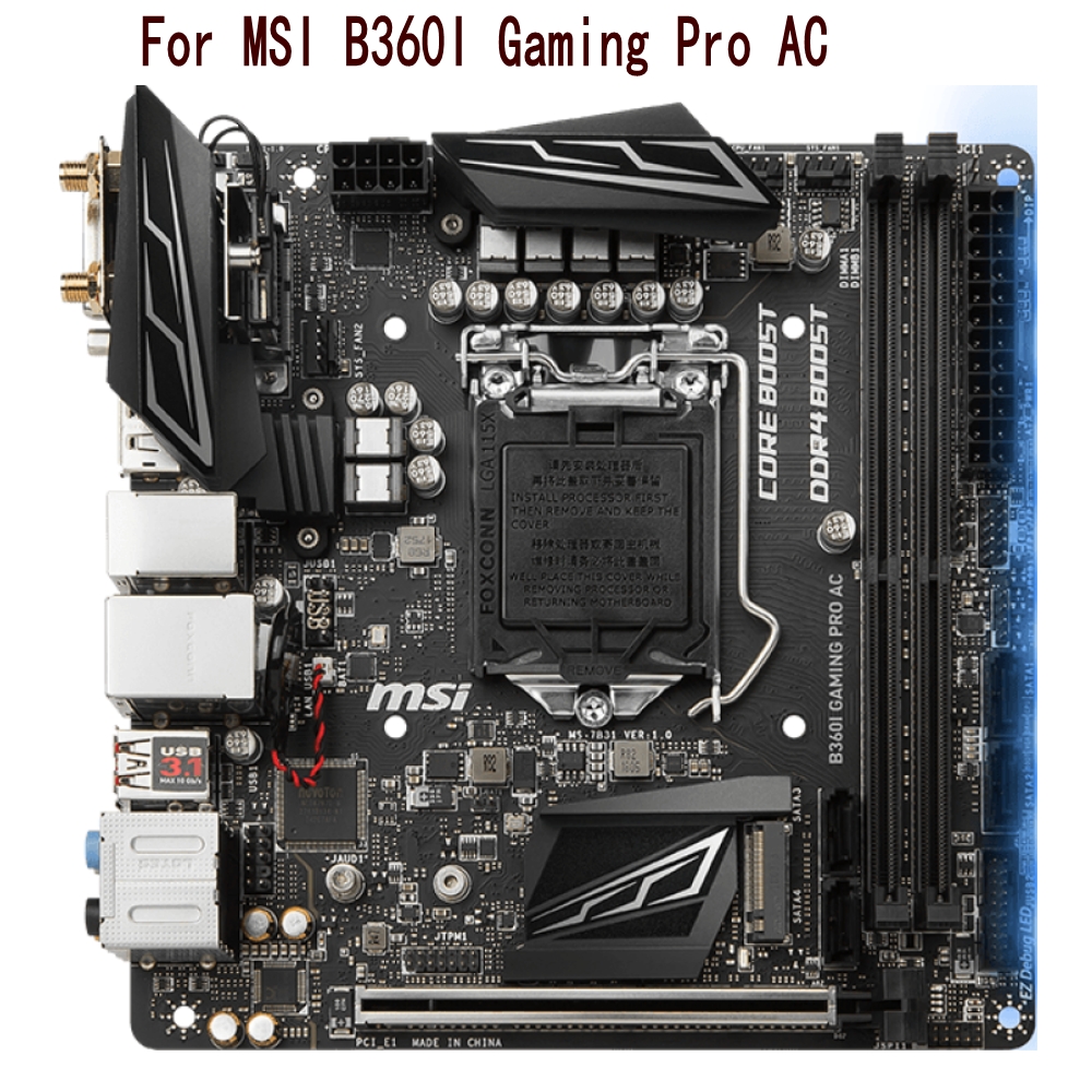 MSI B360I GAMING PRO AC i5 8500 セット Specification B360I GAMING PRO AC | エムエスアイ