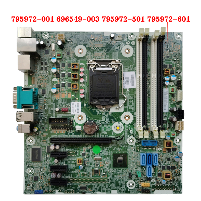 FOR HP ProDesk 600 G1 SFF Q85 DDR3 16G Motherboard 795972-001 696549 ...