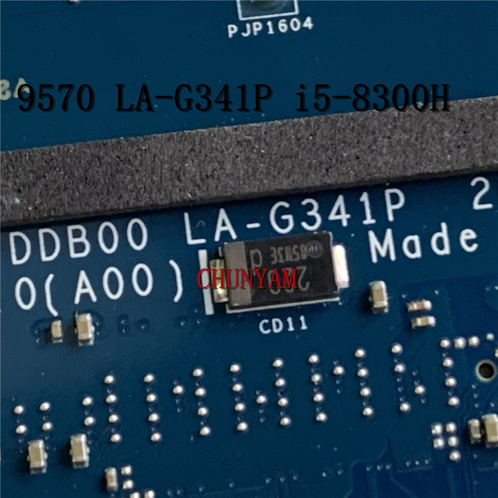 For DELL XPS 9570 Motherboard DDP00 DDB00 LA-G341P I5-8300H