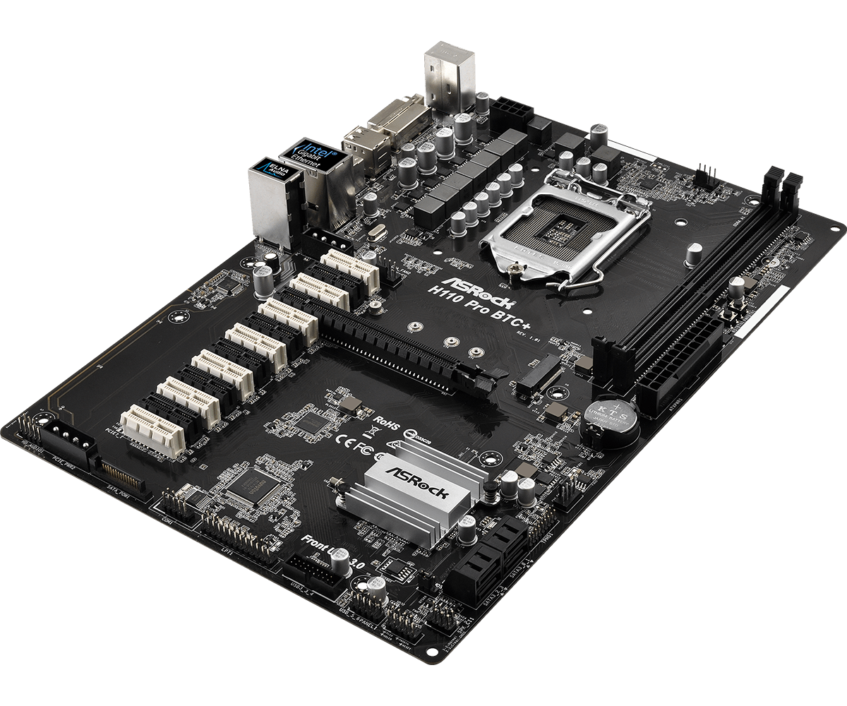 FOR Asrock H110 PRO BTC+ Motherboard Supports 6/7th Generation 100