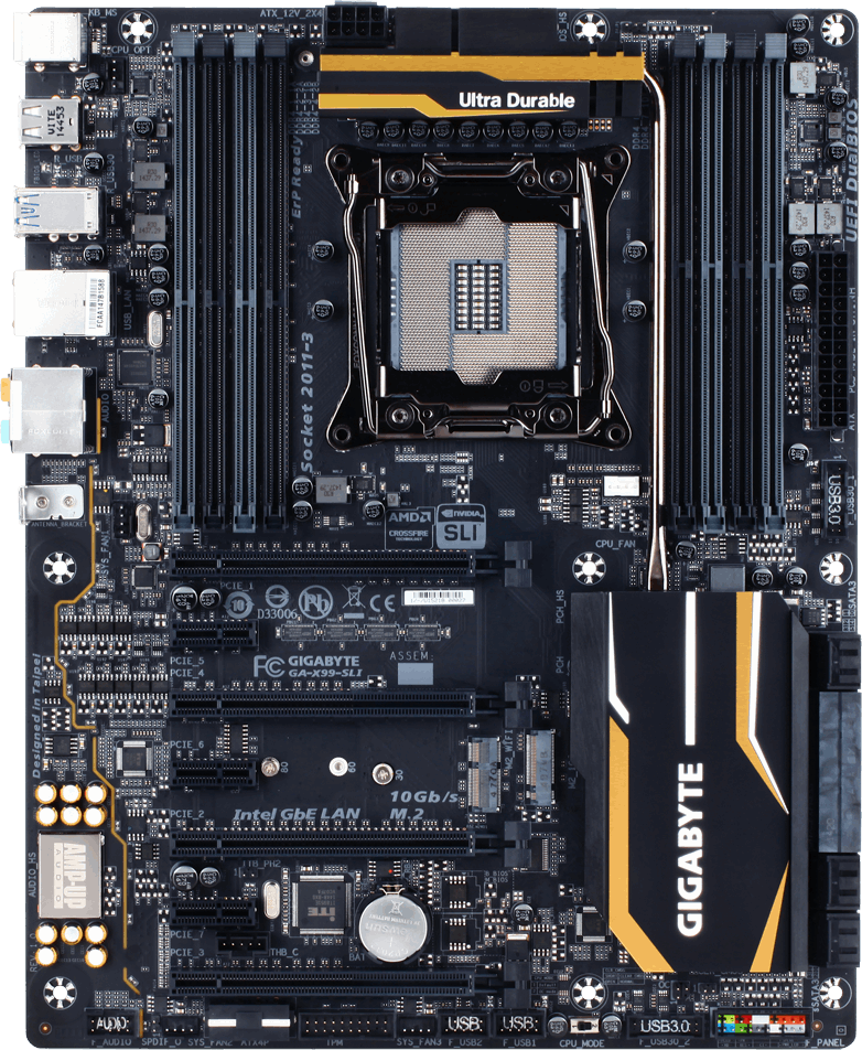 FOR Gigabyte GA-X99-SLI Motherboard 2011-3 DDR4 64GB Dual M FOR Gigabyte GA-X99-SLI Motherboard 2011-3 DDR4 64GB Dual M