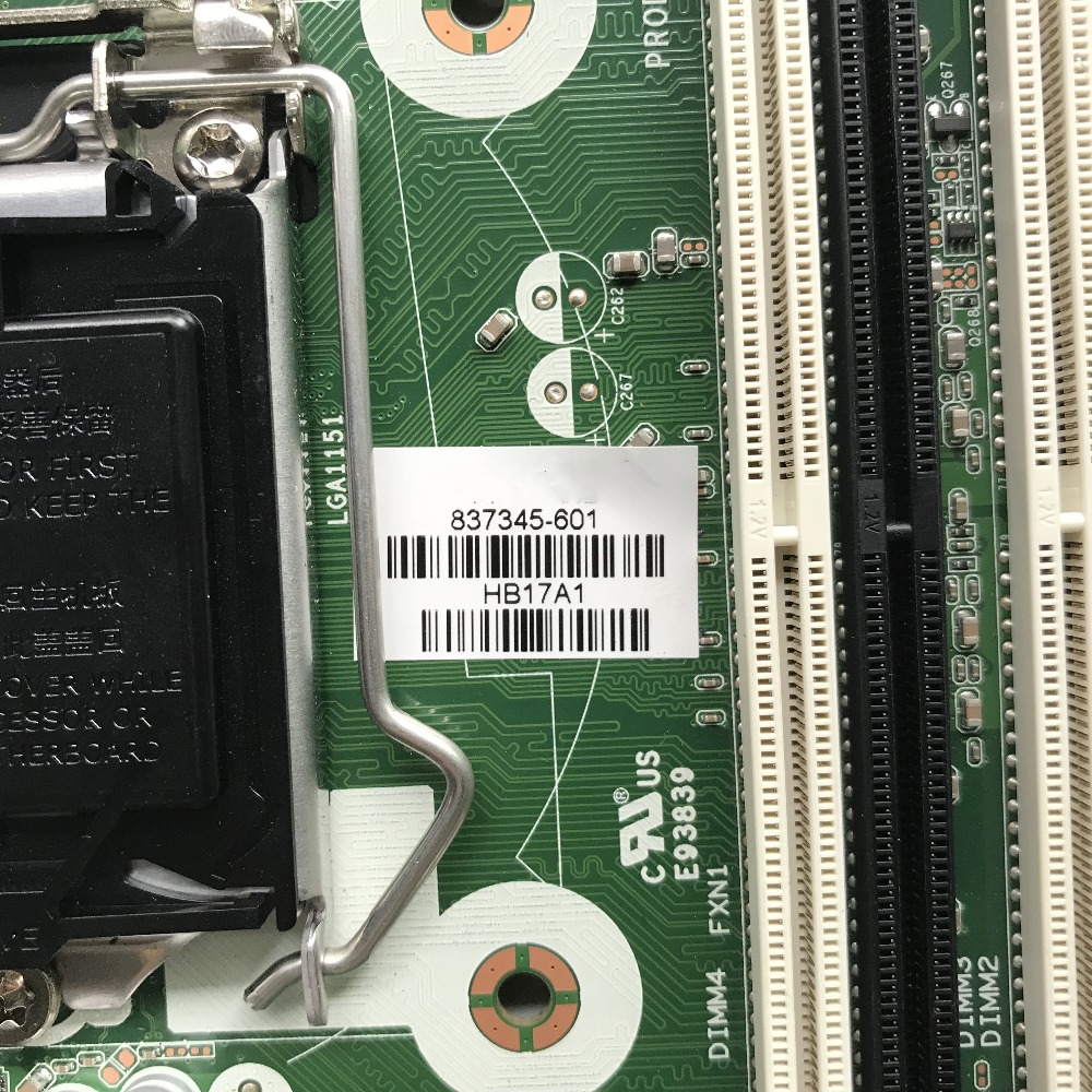 z240 専用 HP Z240 SFF Workstation LGA1151 Motherboard 837345-001