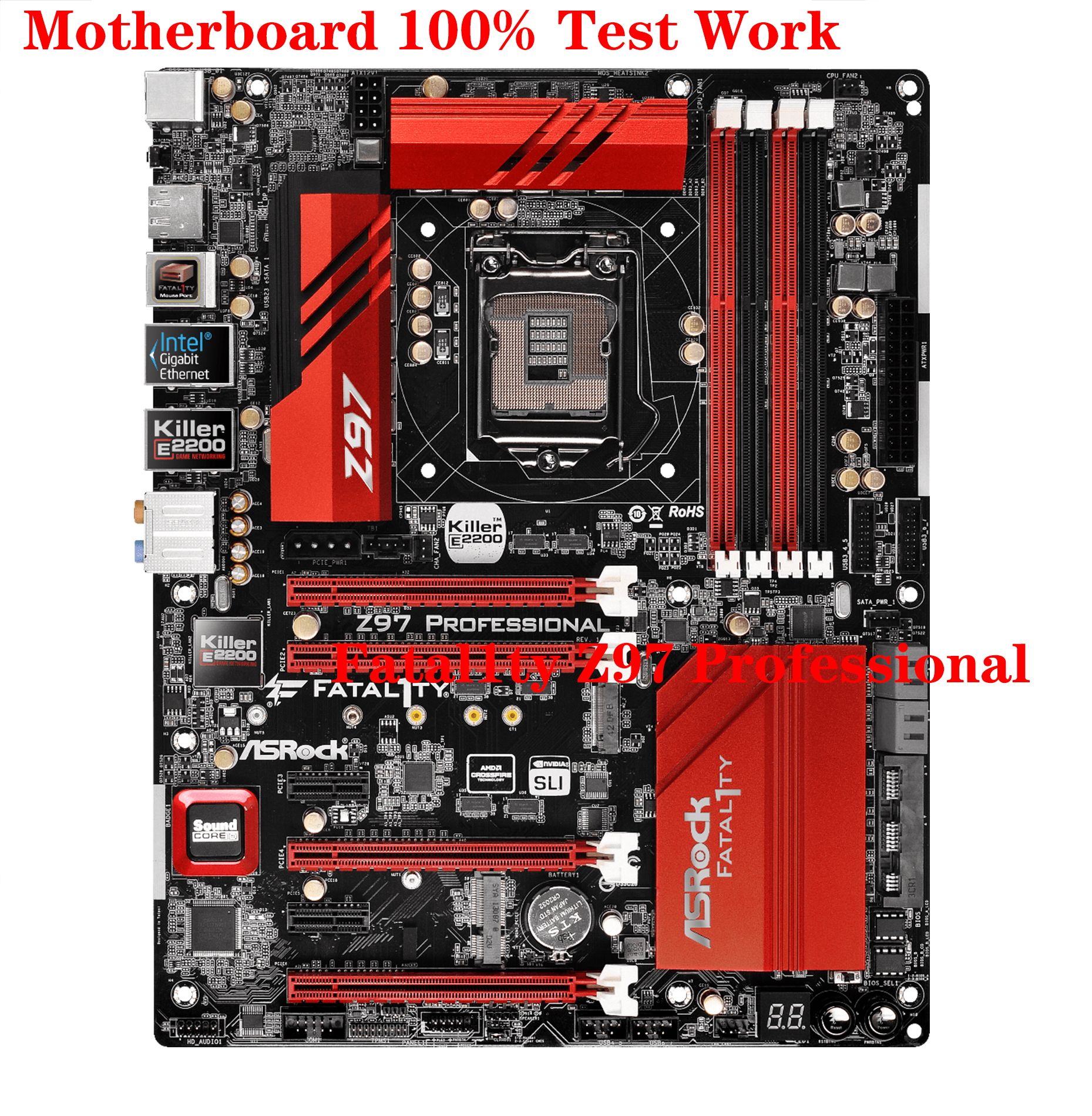 ASRock Fatal1ty Z97X Killer Motherboard Intel Z97 LGA 1150