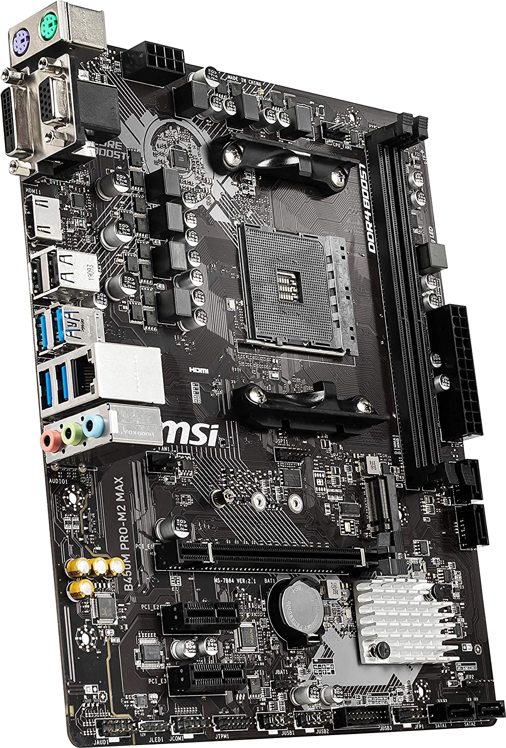 FOR MSI B450M PRO-M2 MAX Motherboard Supports 2600/2600X