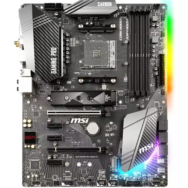 FOR MSI B450 GAMING PRO CARBON AC AM4 AMD Motherboard DDR4 M.2 WIFI