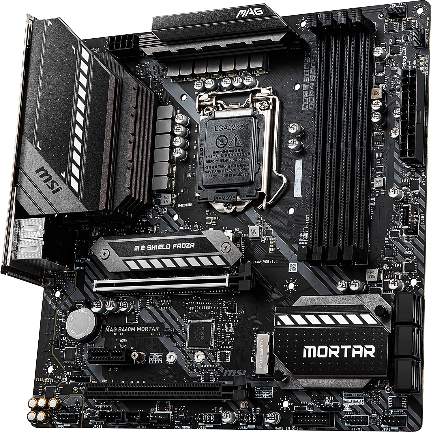 FOR MSI MAG B460M MORTAR Motherboard Supports 10400/10400F/10500
